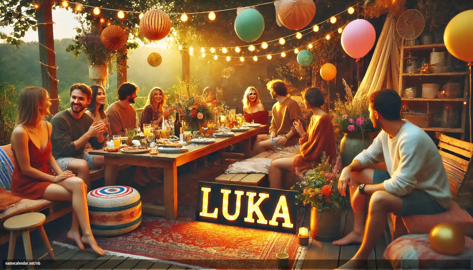 Feiring av navnedag og navn - Luka