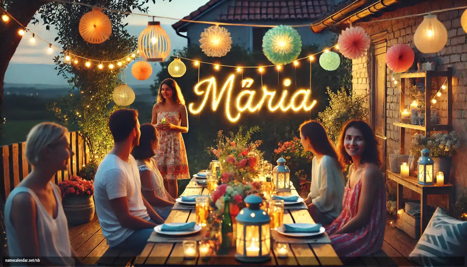 Feiring av navnedag og navn - Mária