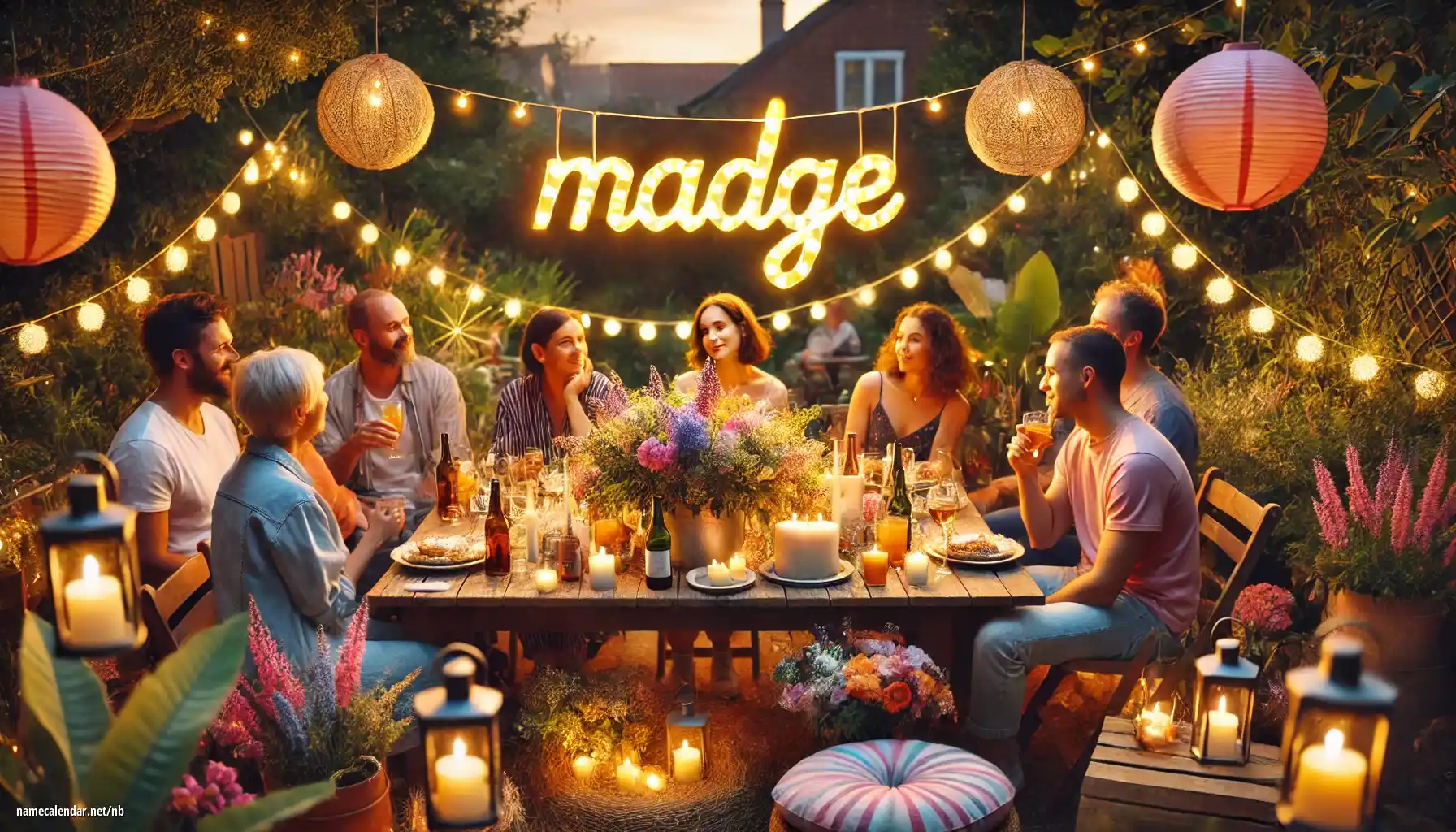 Feiring av navnedag og navn - Madge