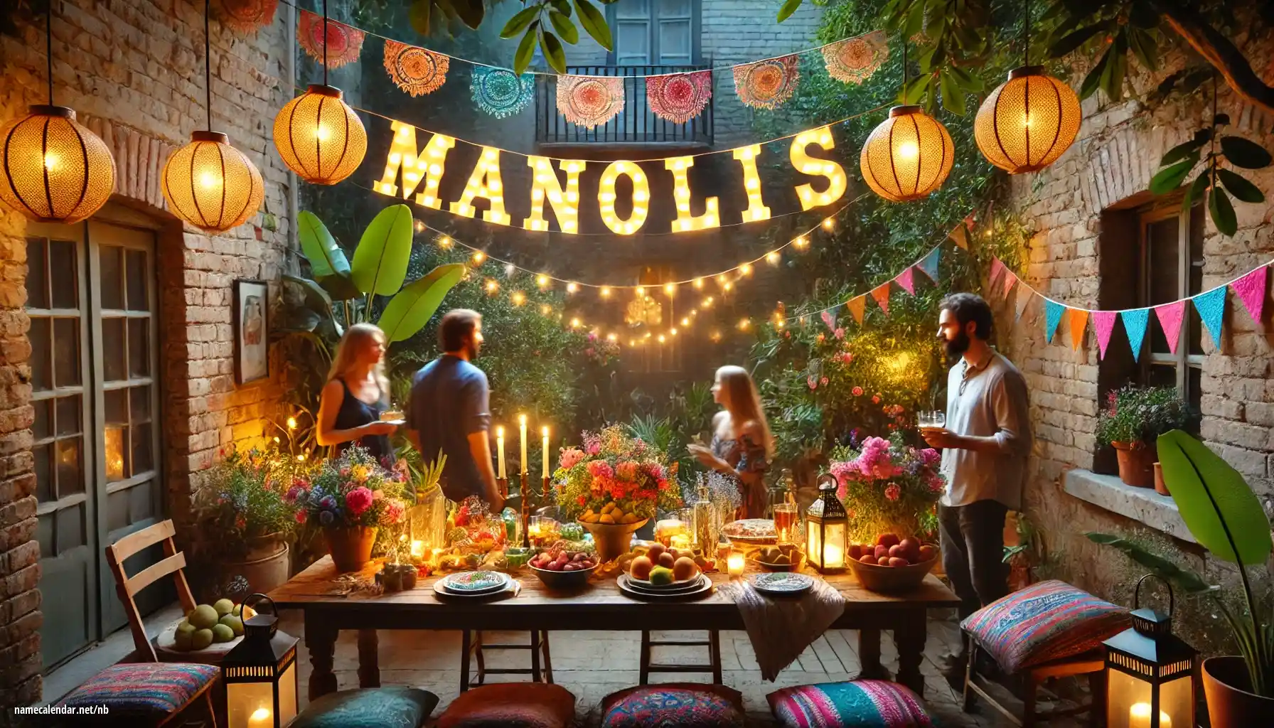 Feiring av navnedag og navn - Manolis