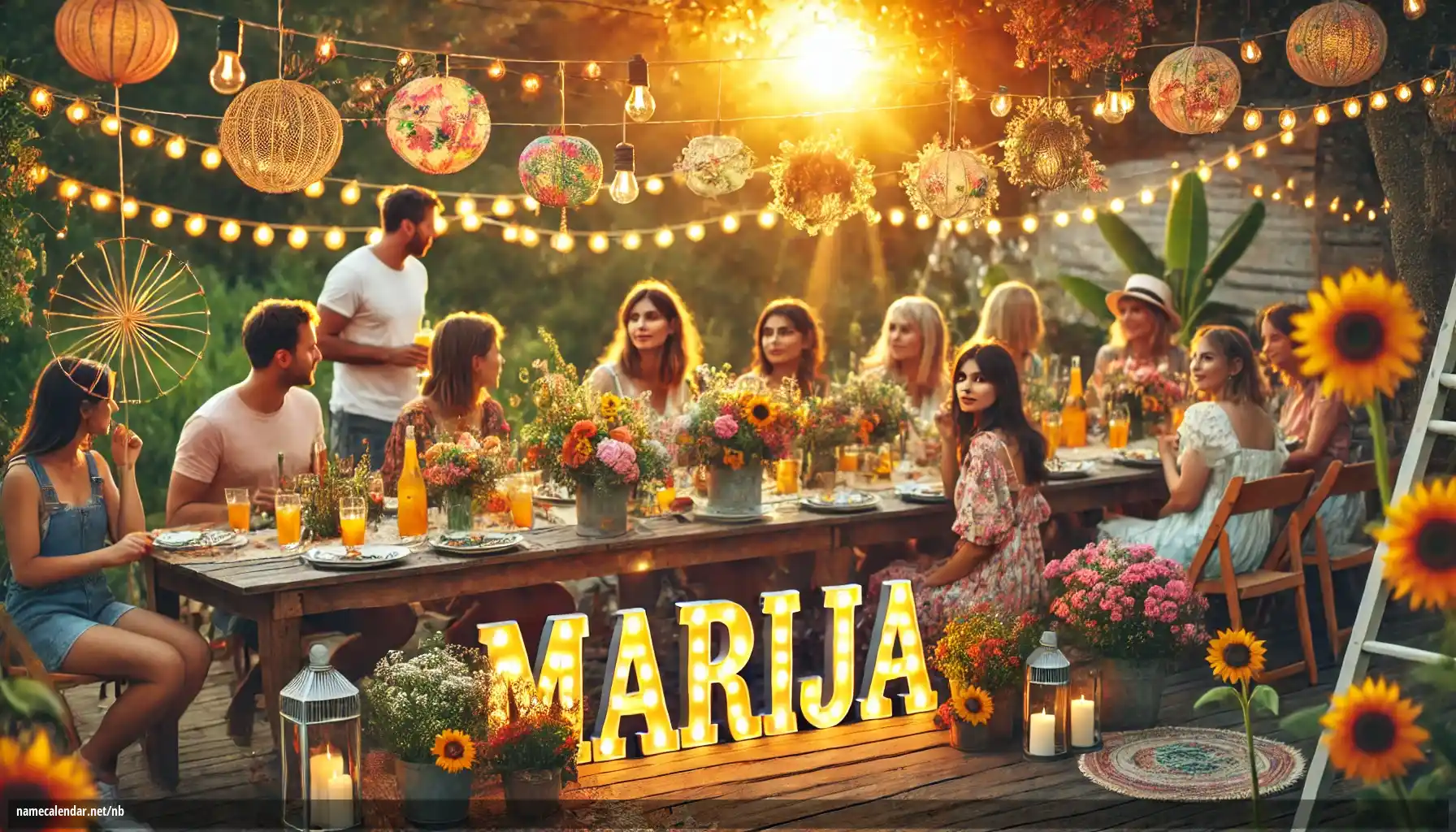 Feiring av navnedag og navn - Marija