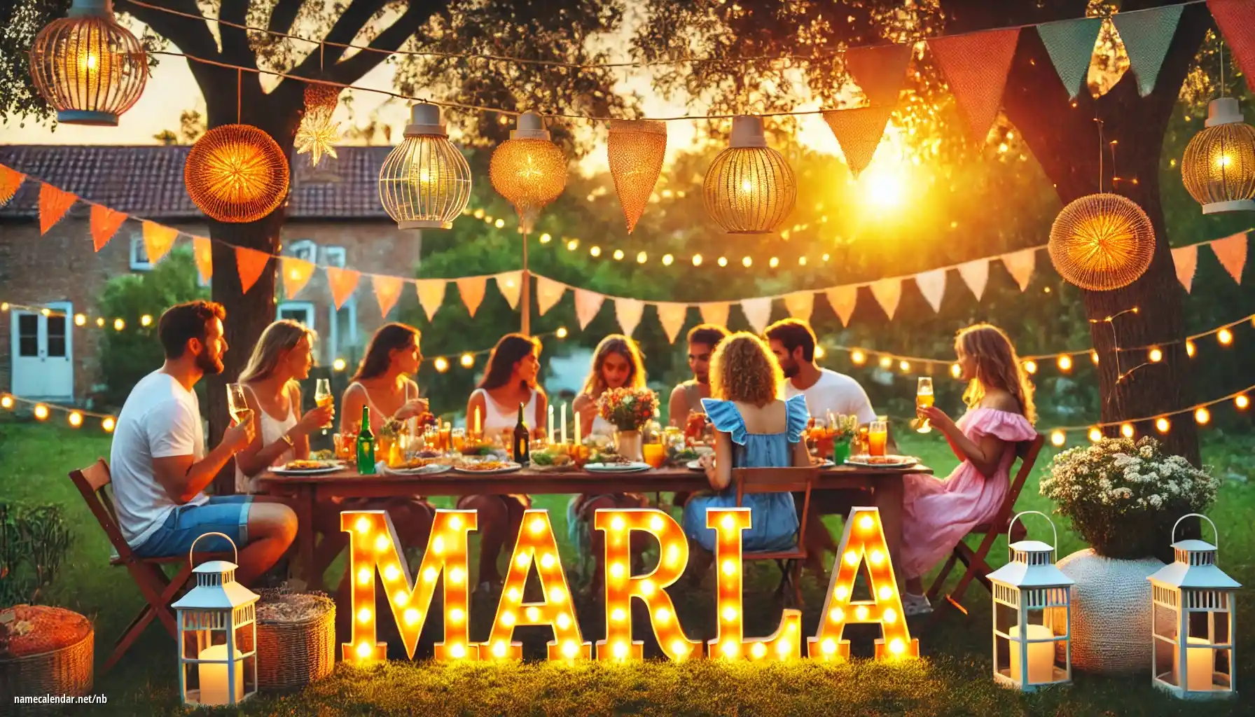 Feiring av navnedag og navn - Marla