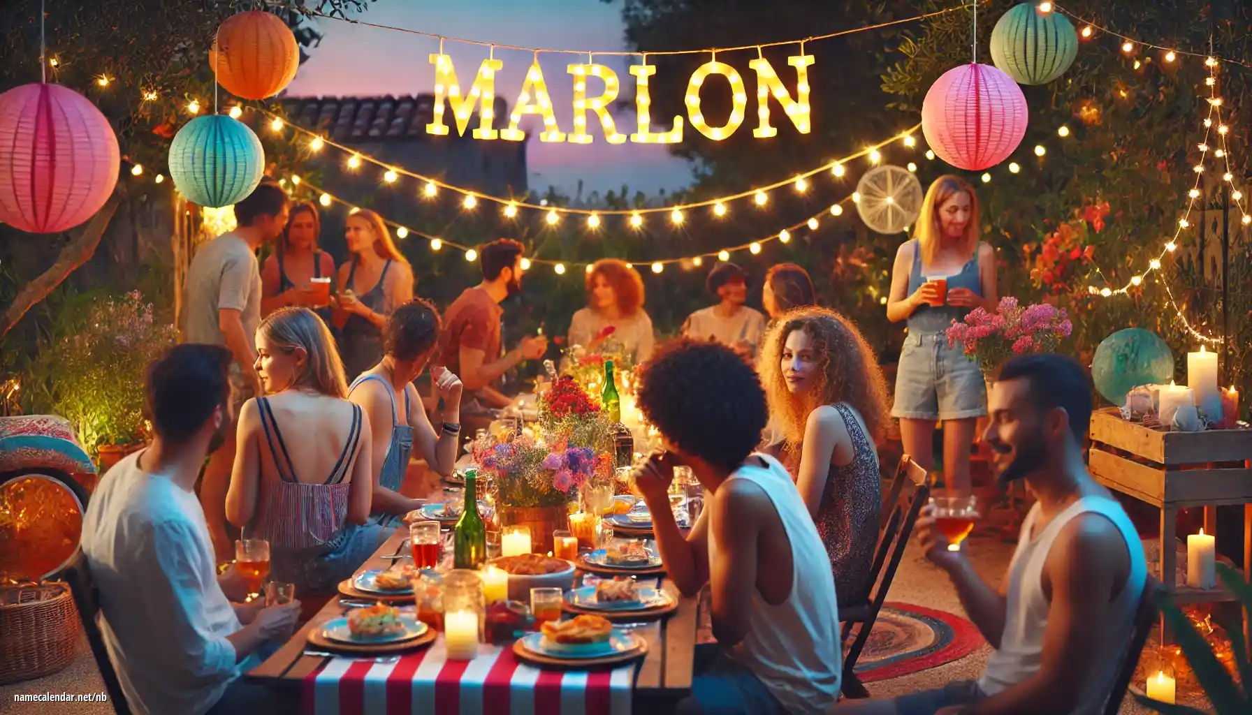 Feiring av navnedag og navn - Marlon