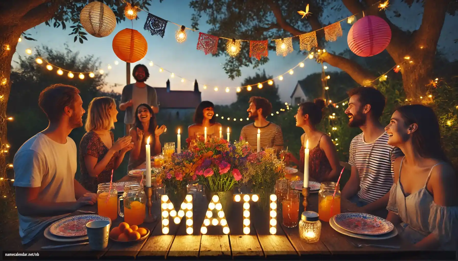 Feiring av navnedag og navn - Mati