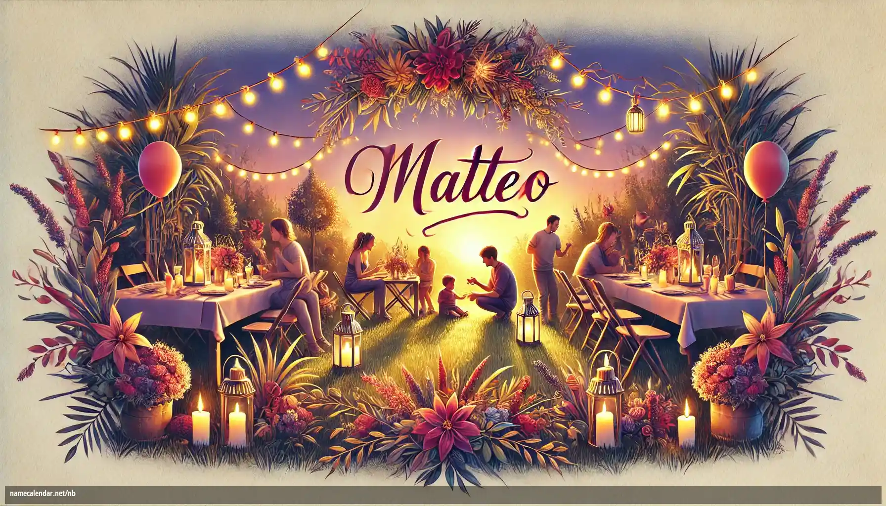 Feiring av navnedag og navn - Matteo