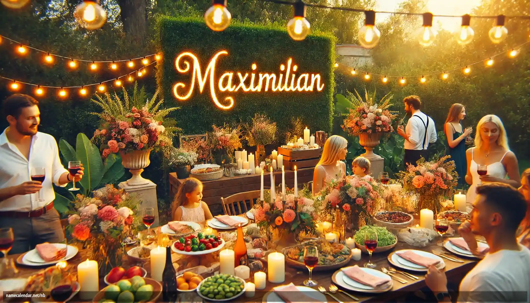 Feiring av navnedag og navn - Maximilian