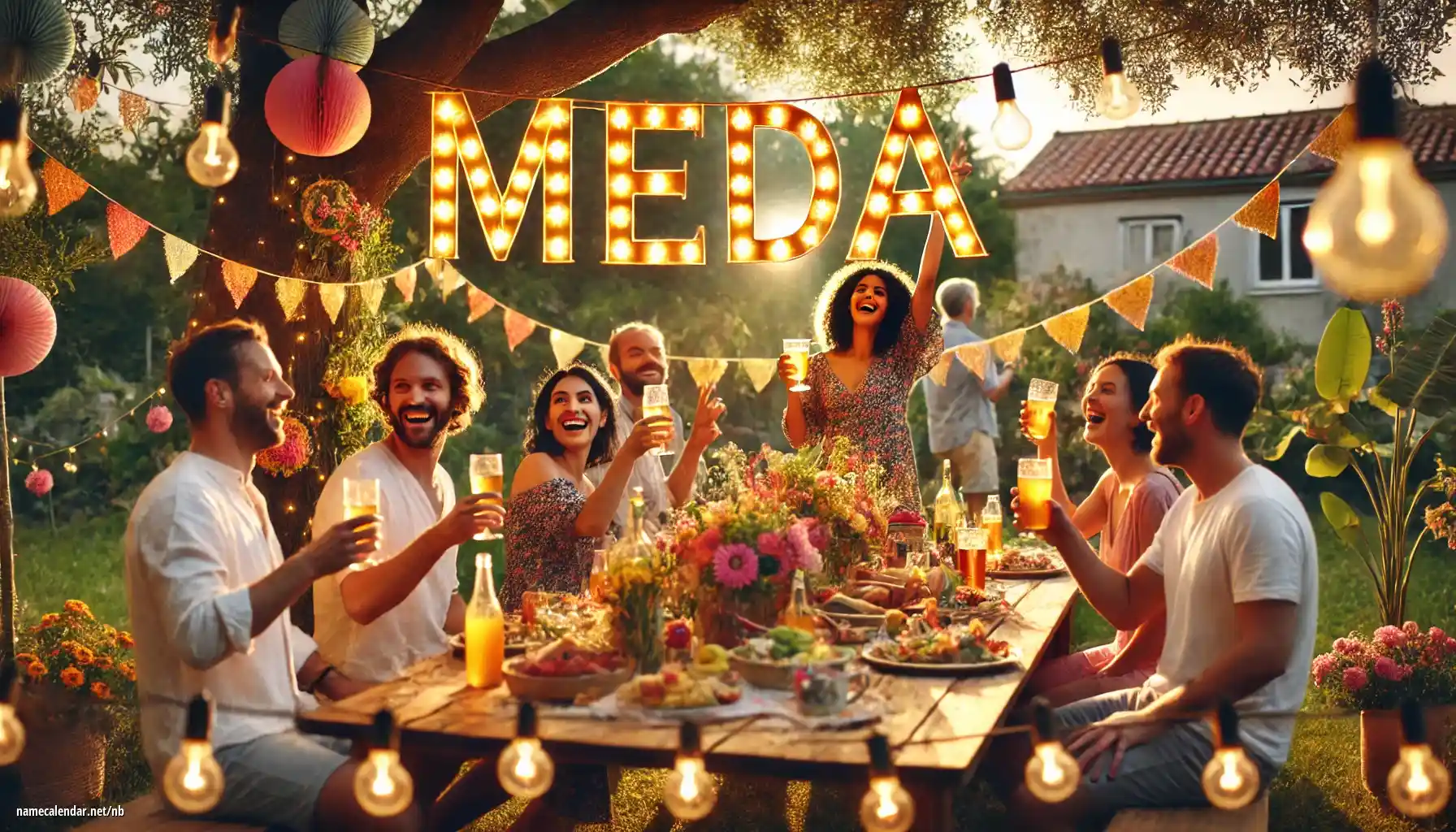 Feiring av navnedag og navn - Meda