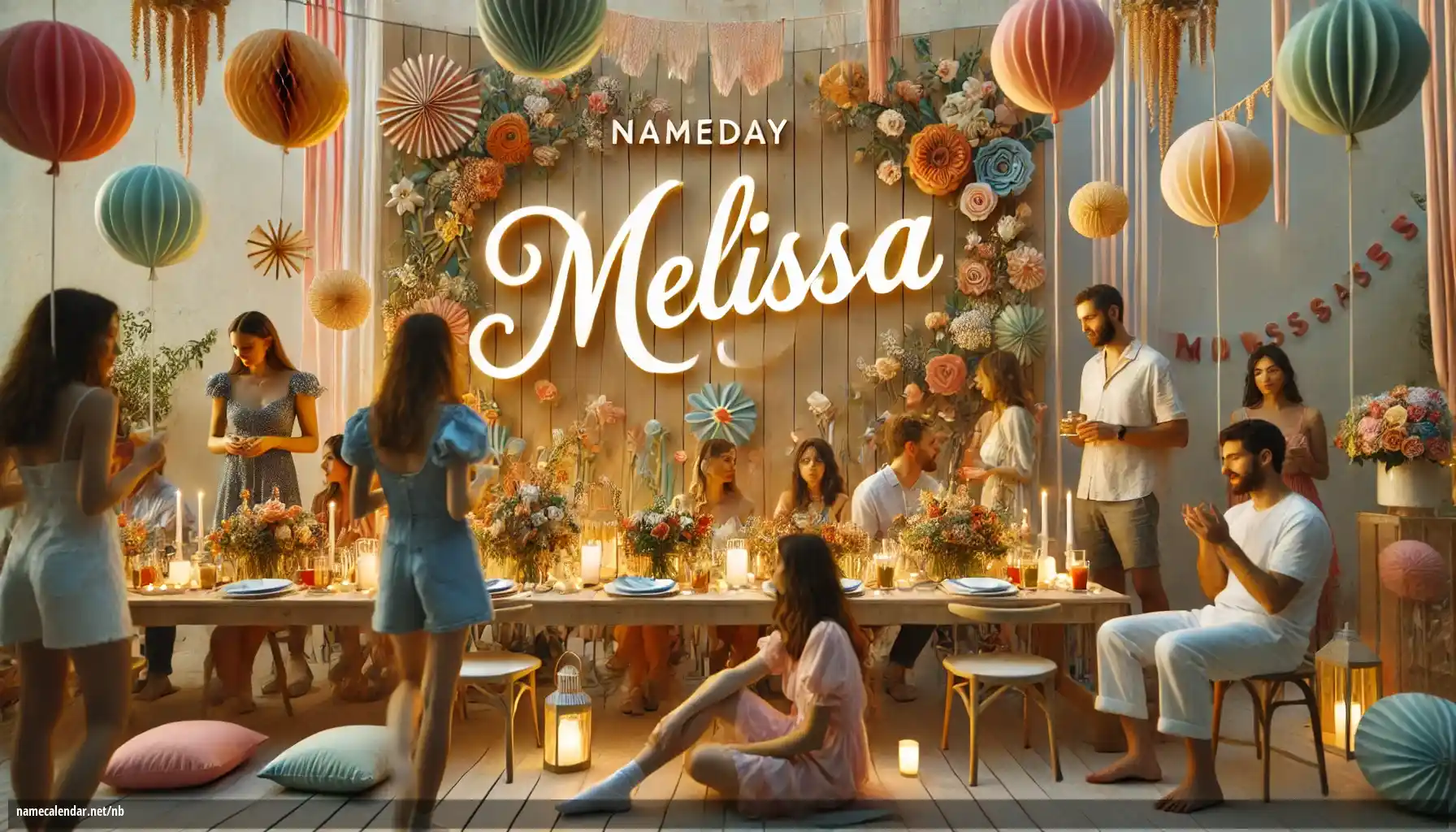 Feiring av navnedag og navn - Melissa