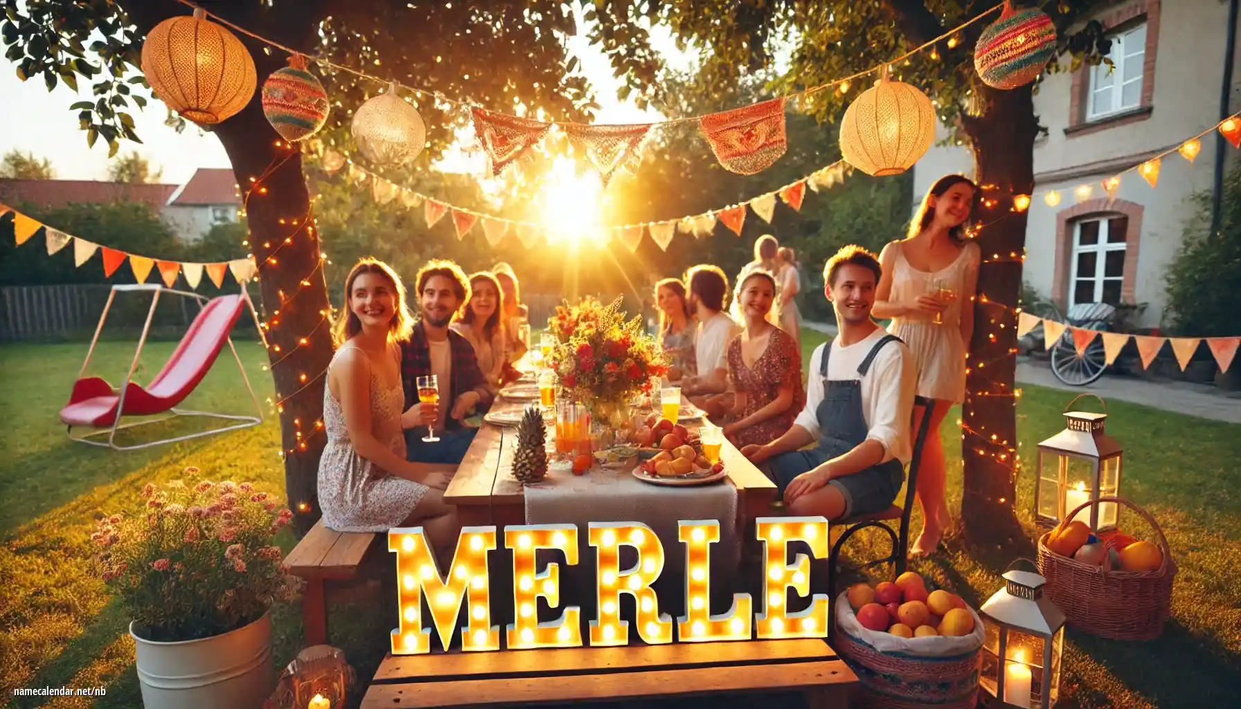 Feiring av navnedag og navn - Merle