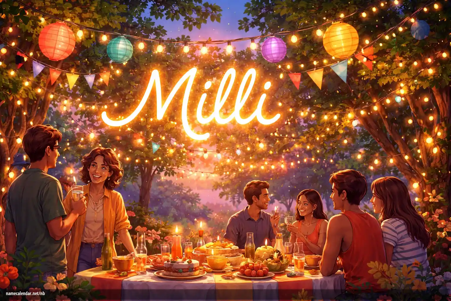 Feiring av navnedag og navn - Milli