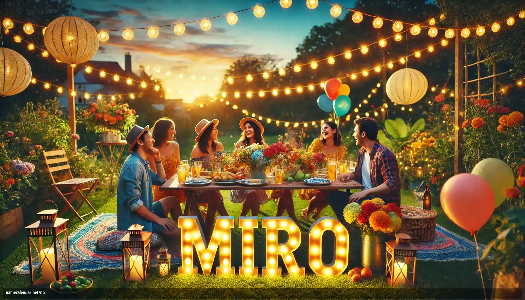 Feiring av navnedag og navn - Miro