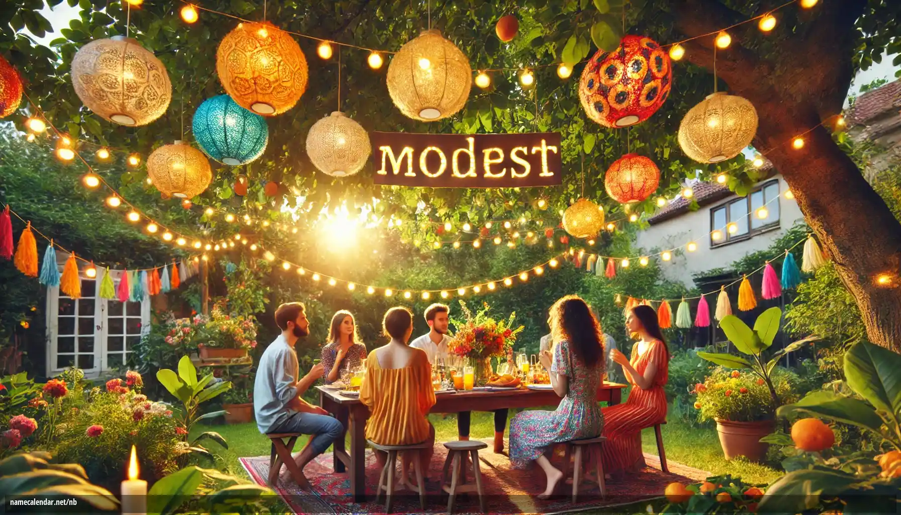 Feiring av navnedag og navn - Modest