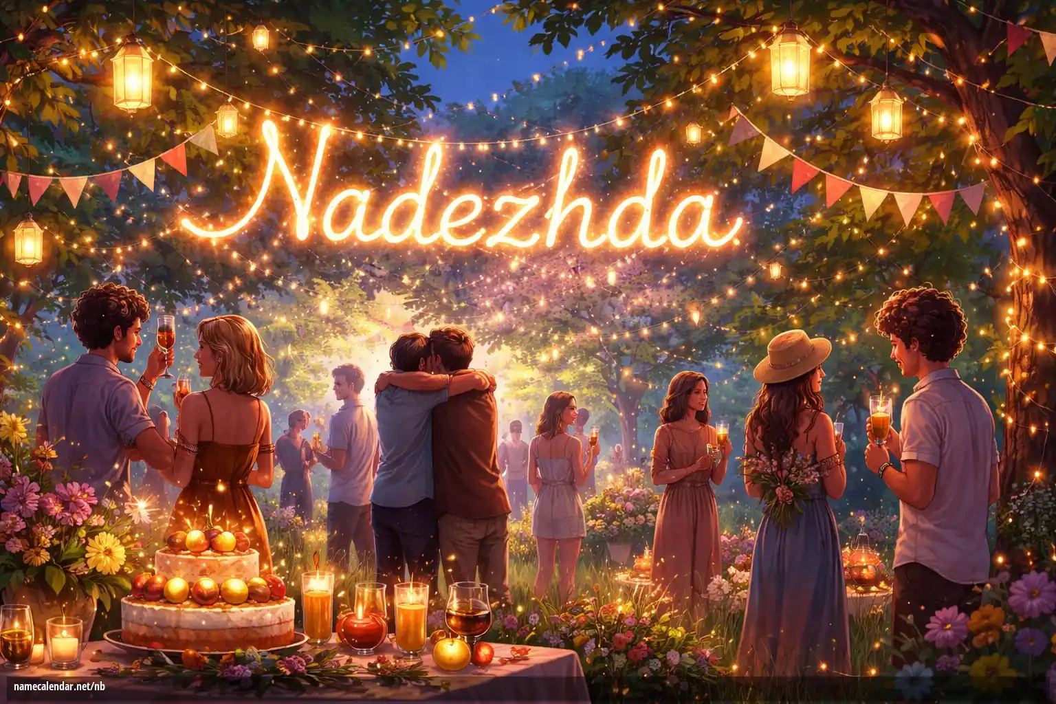 Feiring av navnedag og navn - Nadezhda