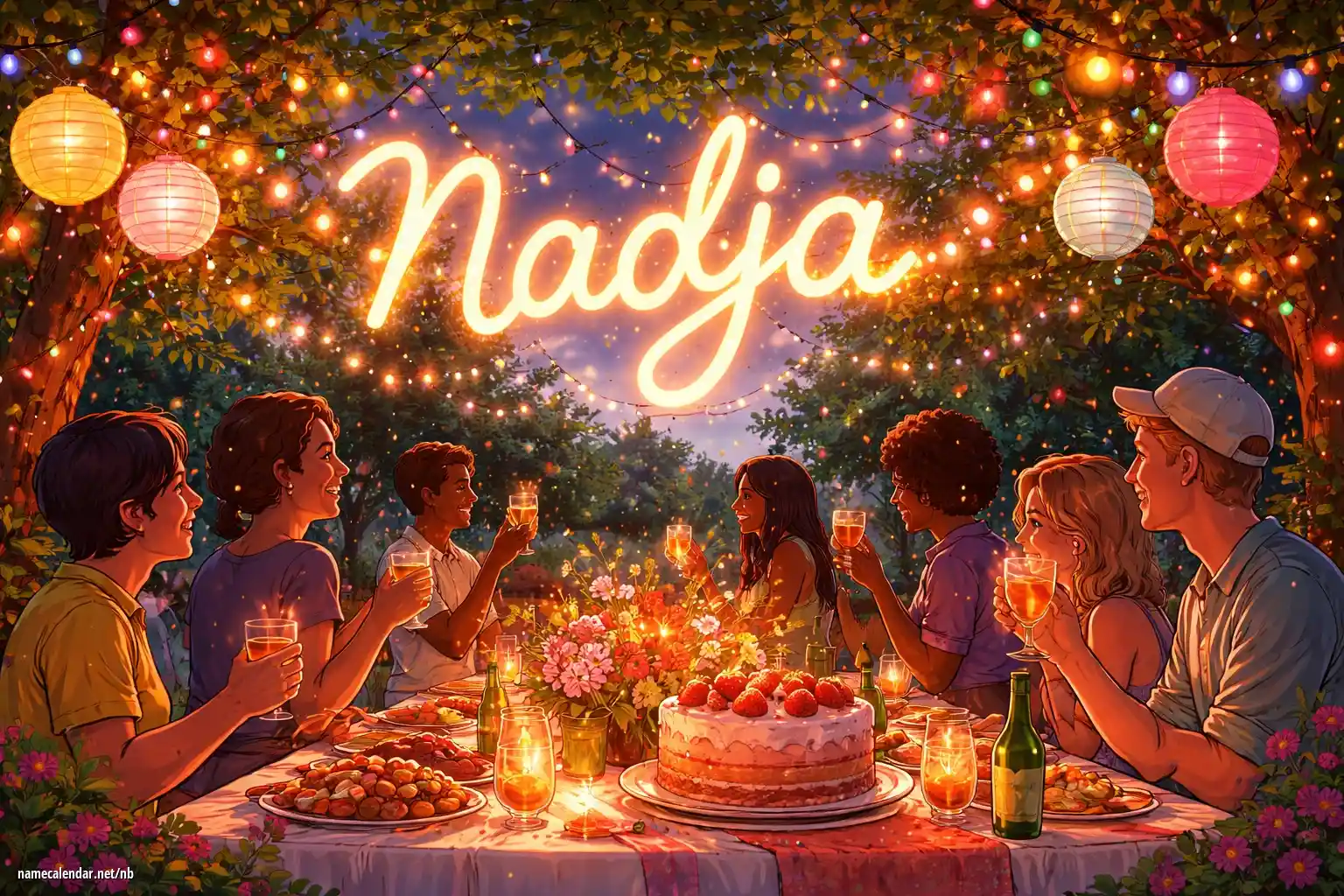 Feiring av navnedag og navn - Nadja