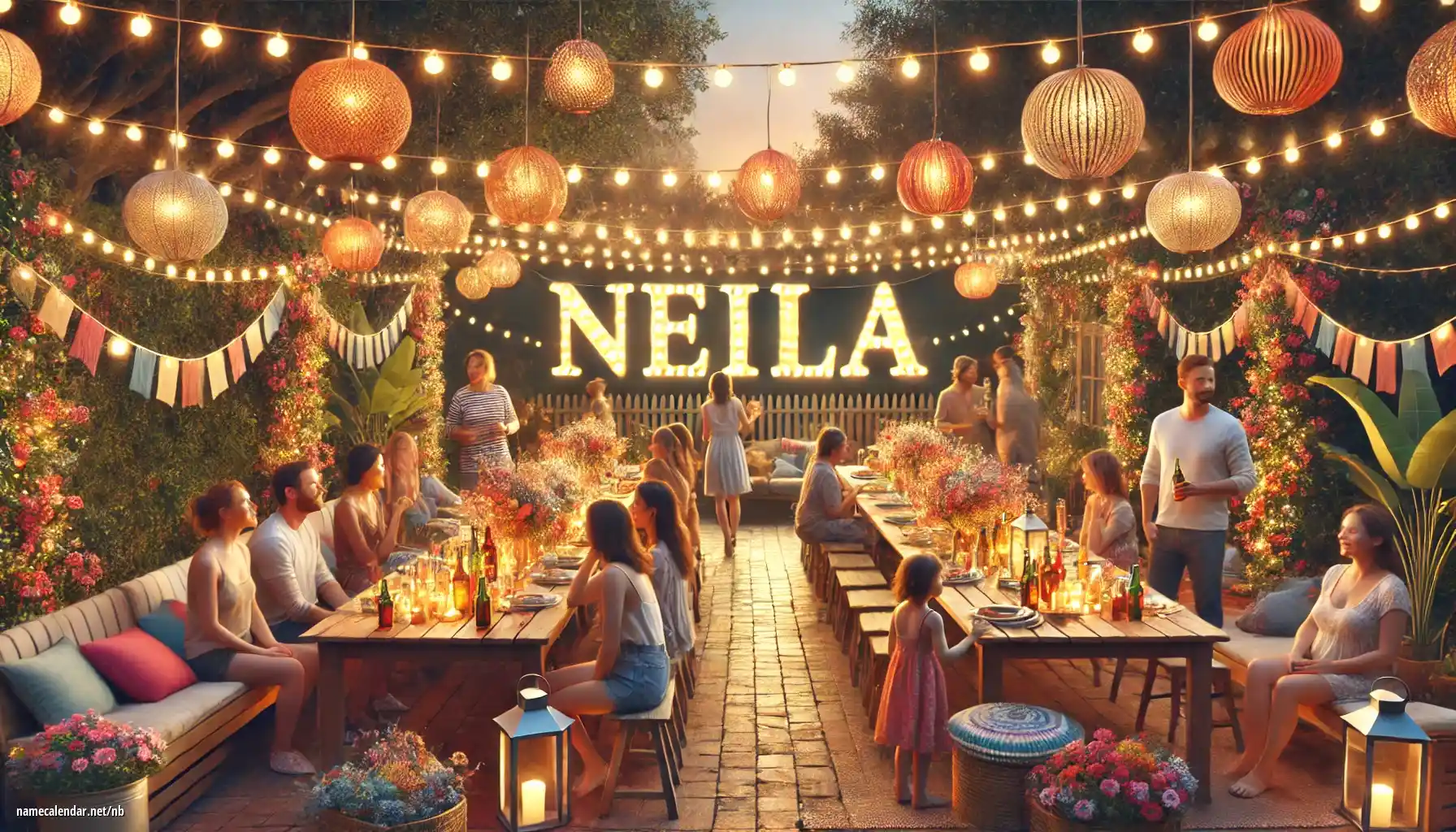 Feiring av navnedag og navn - Neila