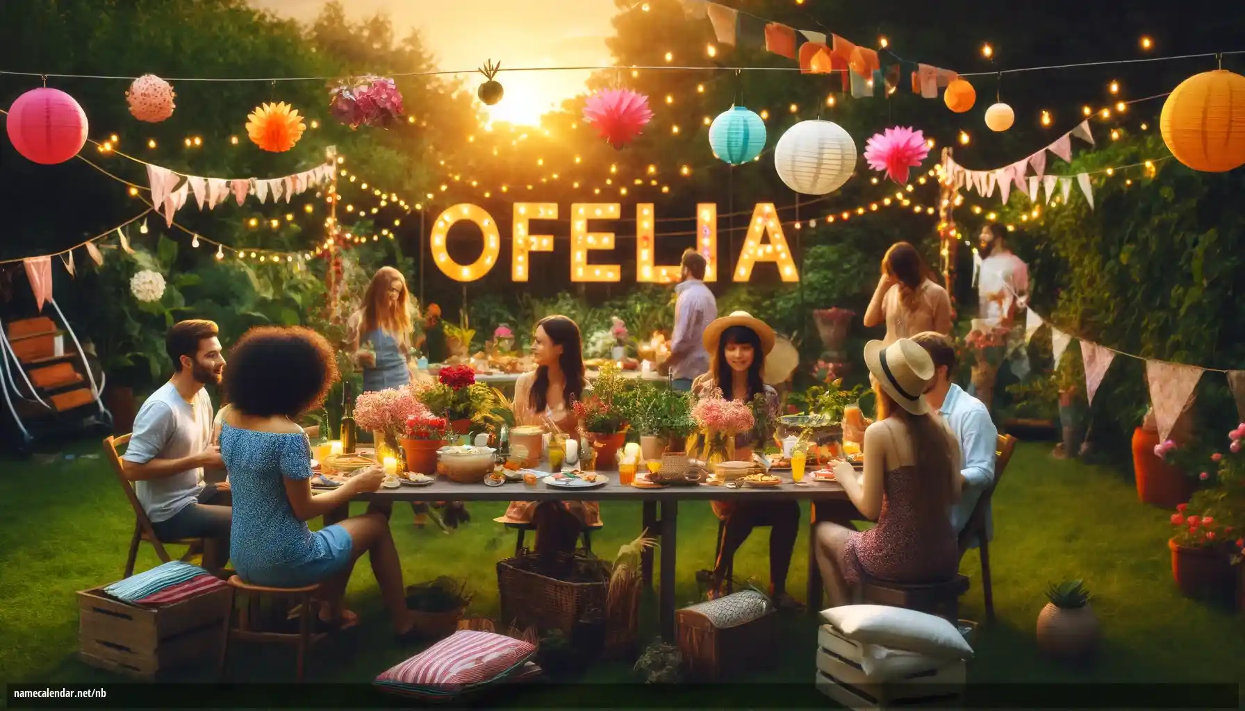 Feiring av navnedag og navn - Ofelia