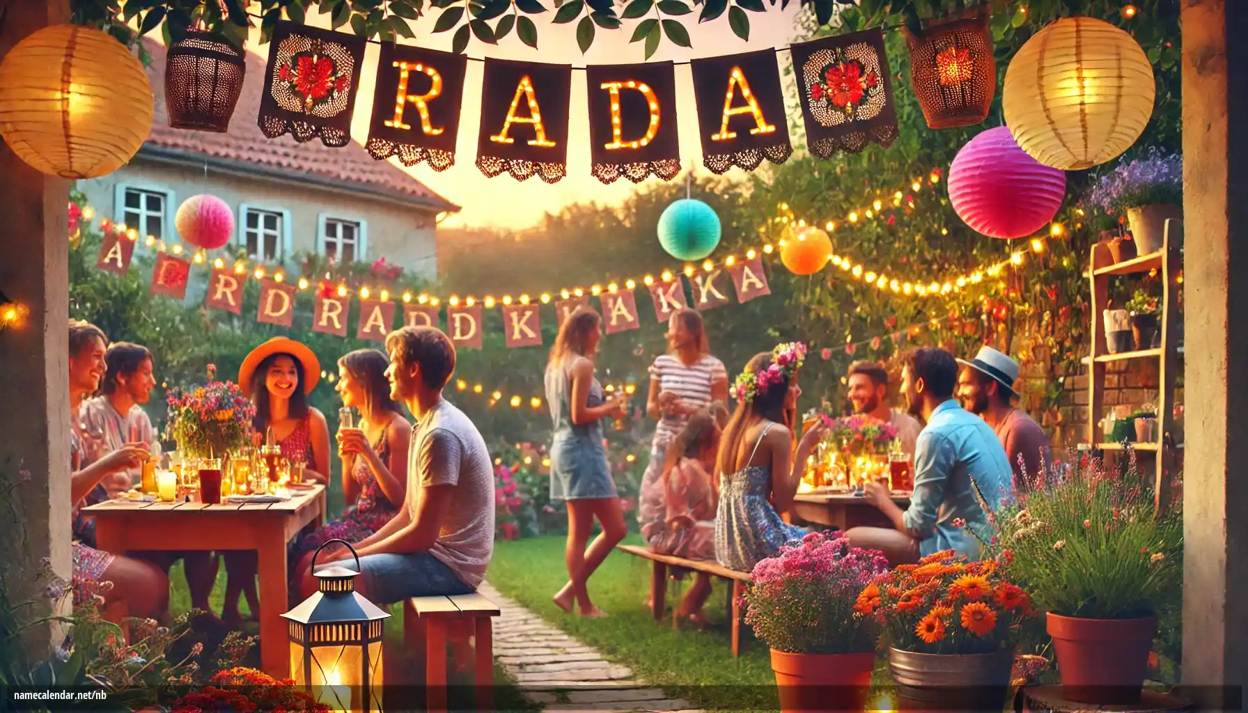 Feiring av navnedag og navn - Rada