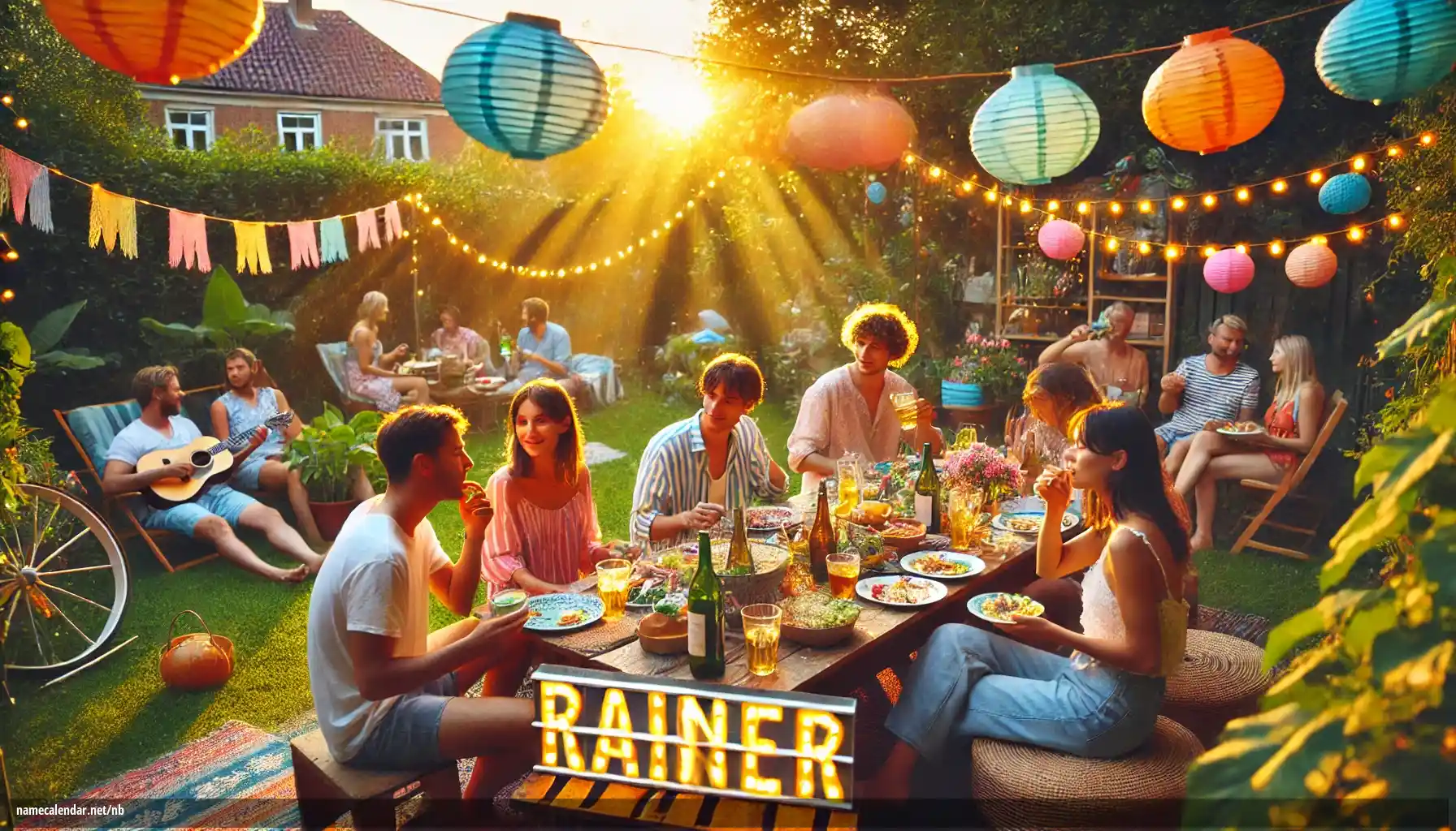 Feiring av navnedag og navn - Rainer