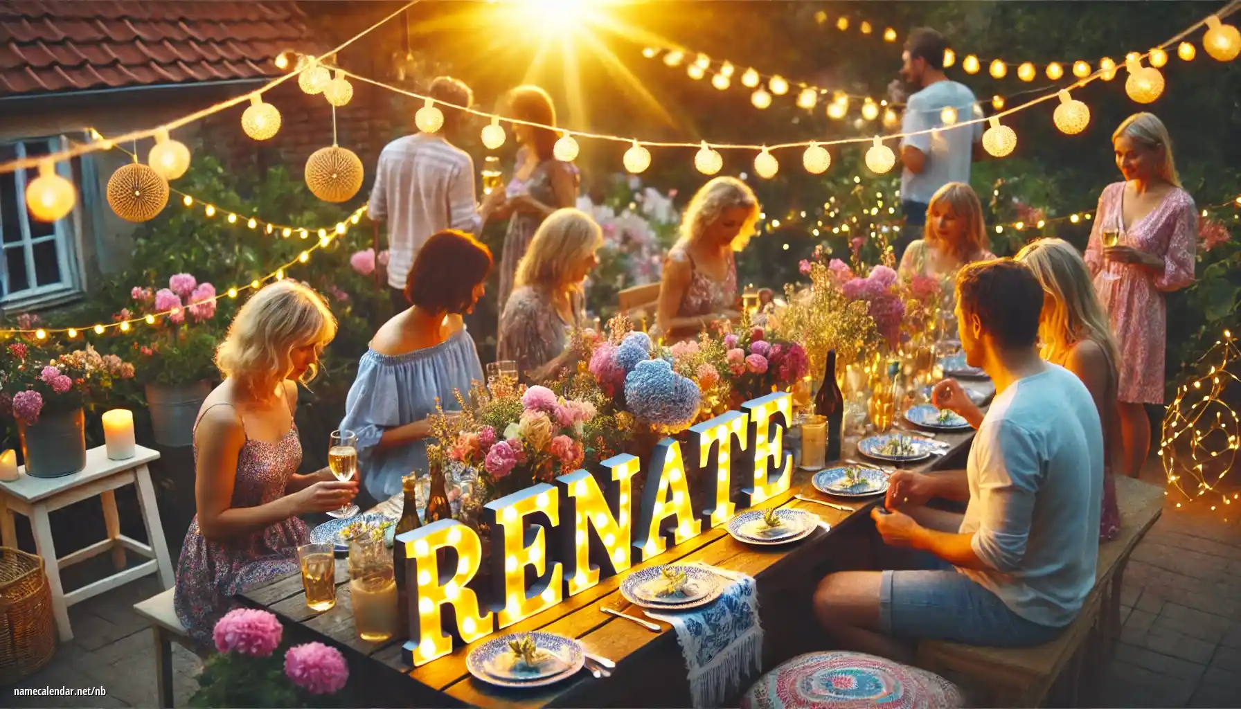 Feiring av navnedag og navn - Renate