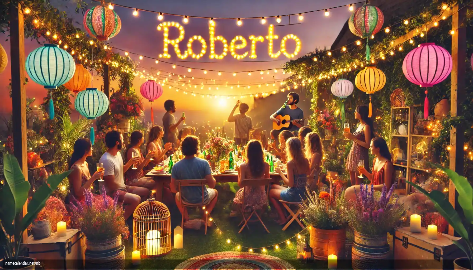 Feiring av navnedag og navn - Roberto