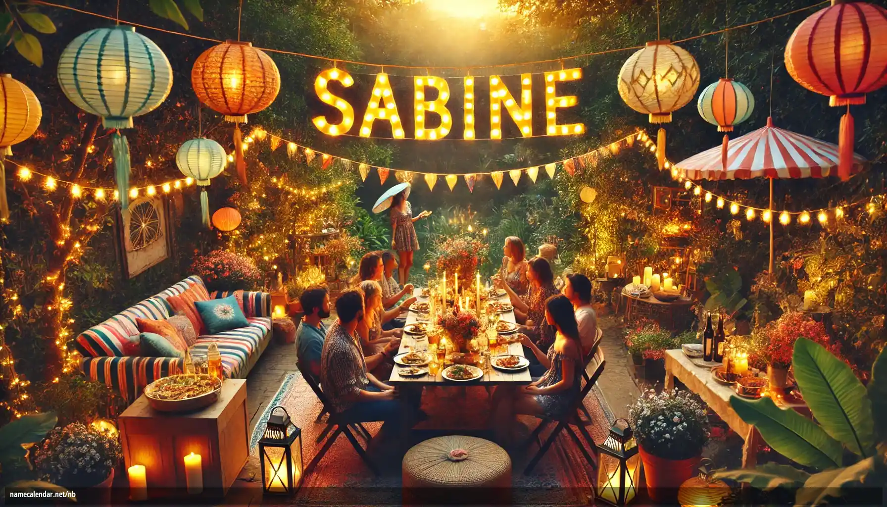 Feiring av navnedag og navn - Sabine