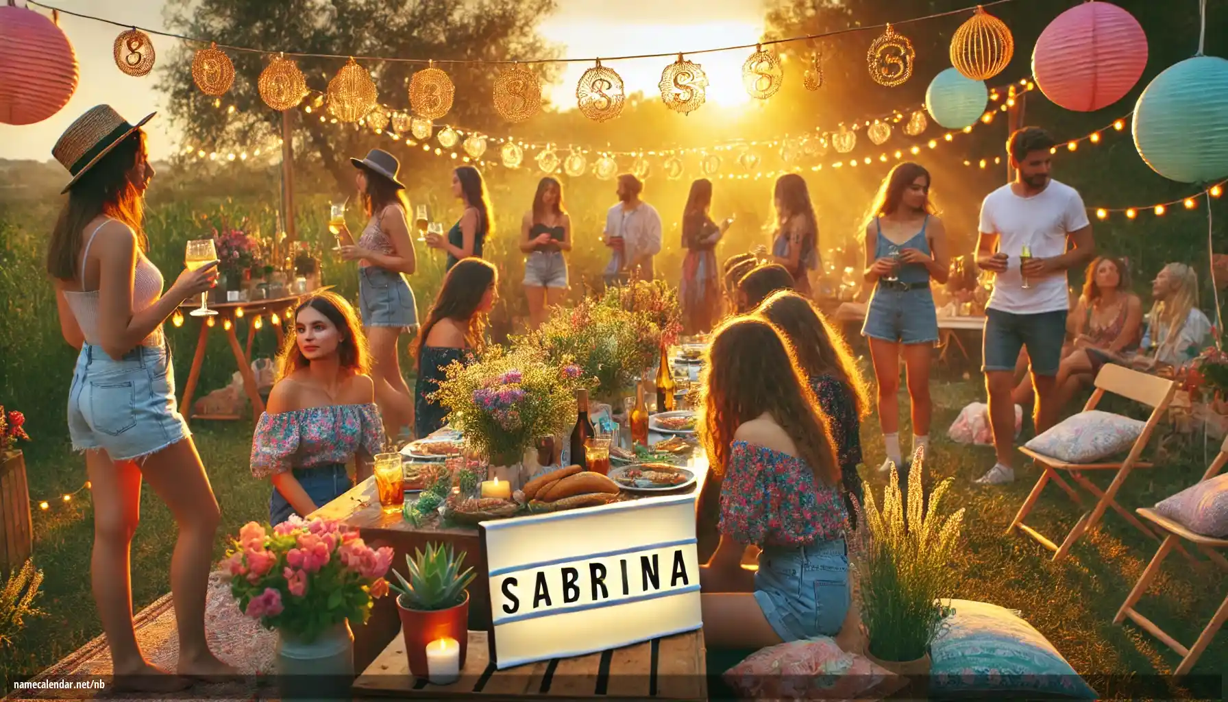 Feiring av navnedag og navn - Sabrina