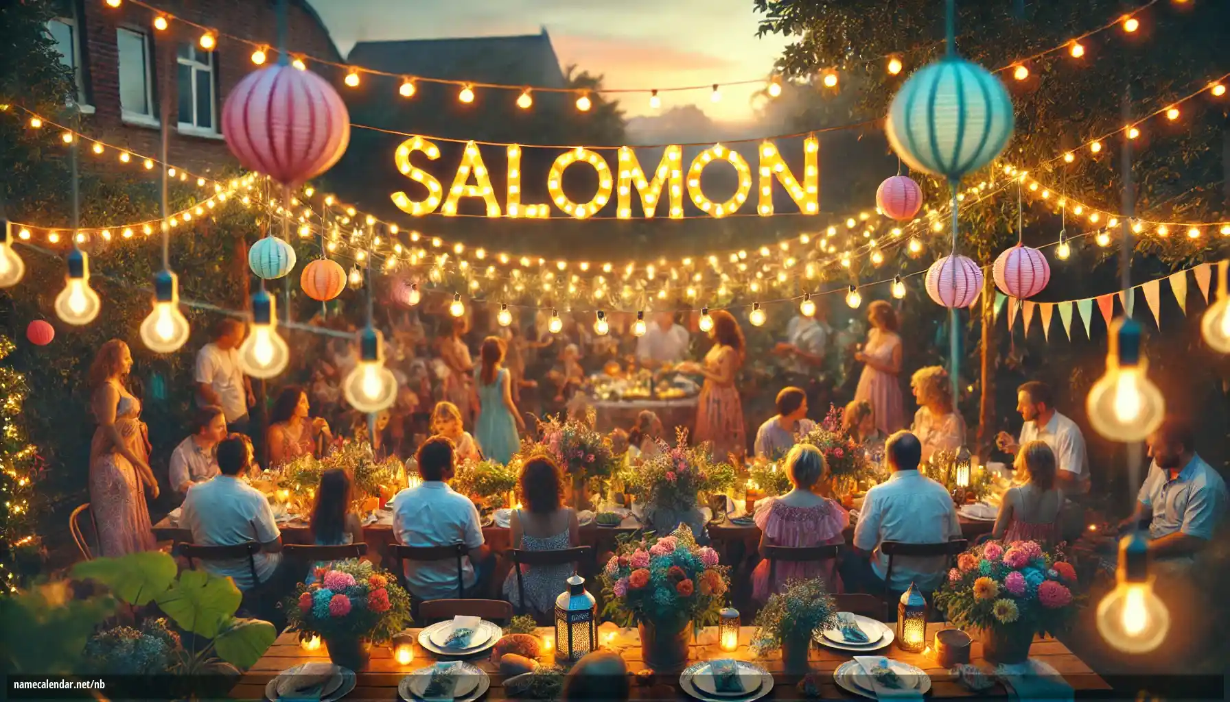 Feiring av navnedag og navn - Salomon