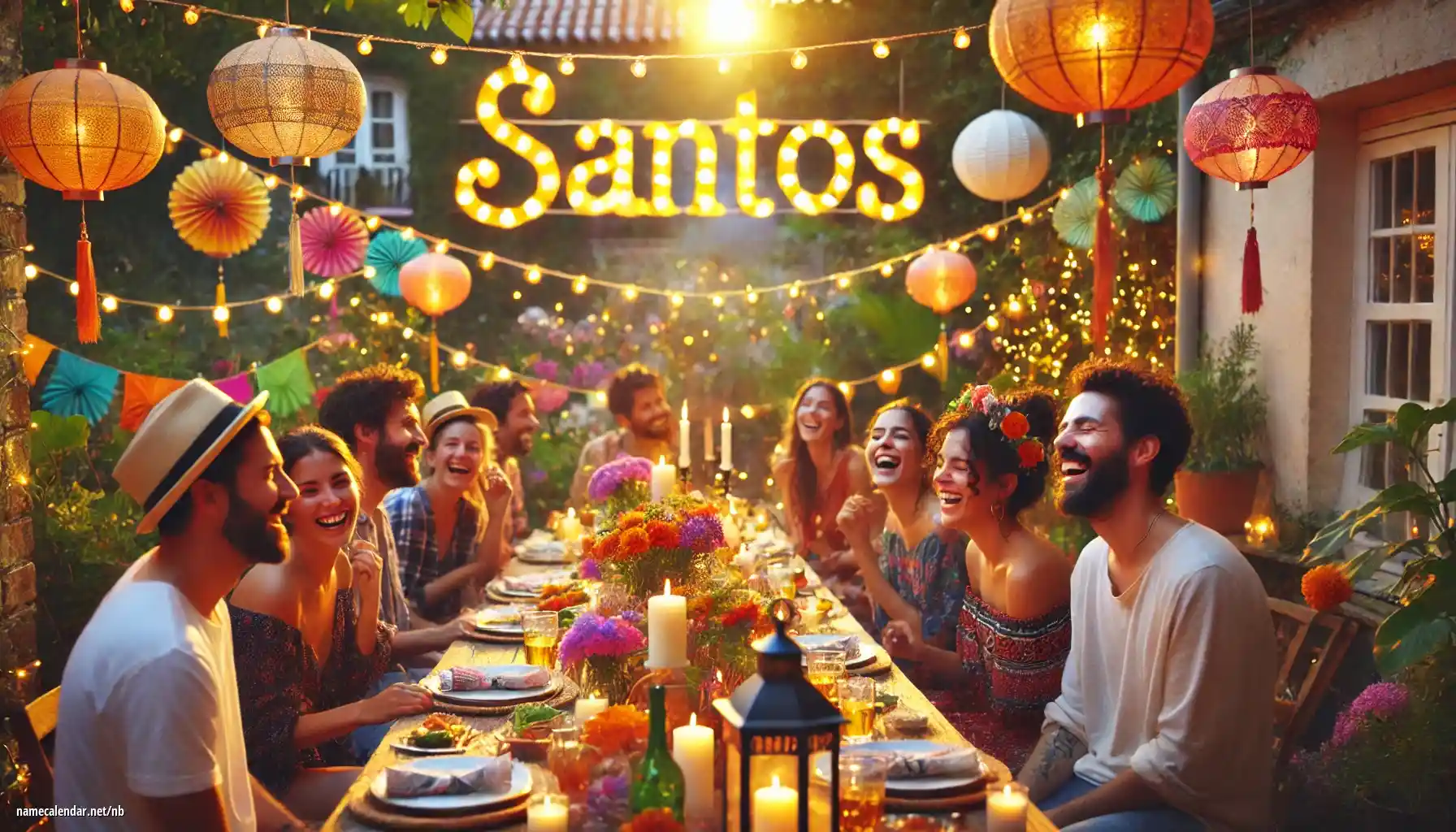 Feiring av navnedag og navn - Santos