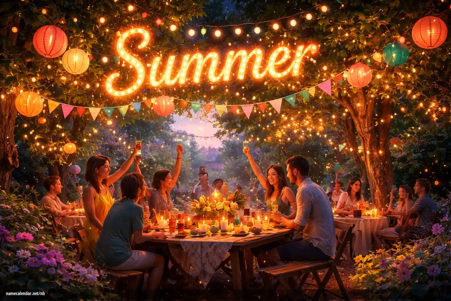 Feiring av navnedag og navn - Summer