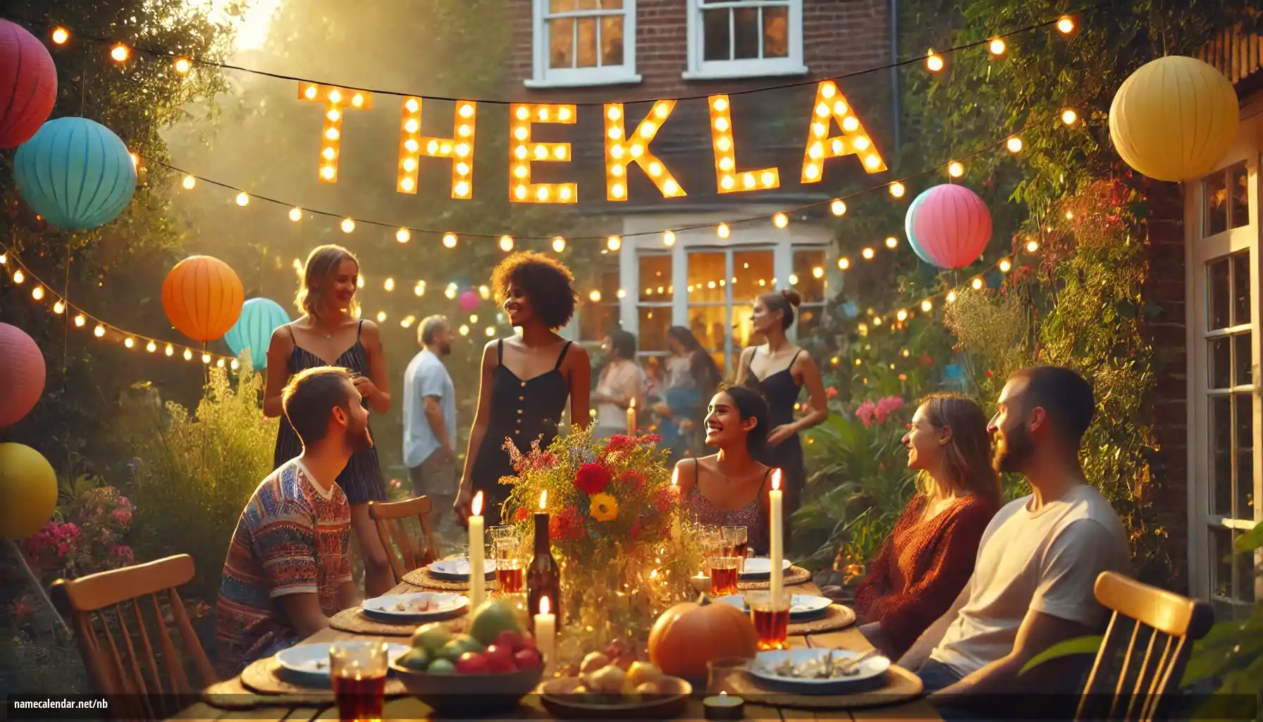 Feiring av navnedag og navn - Thekla