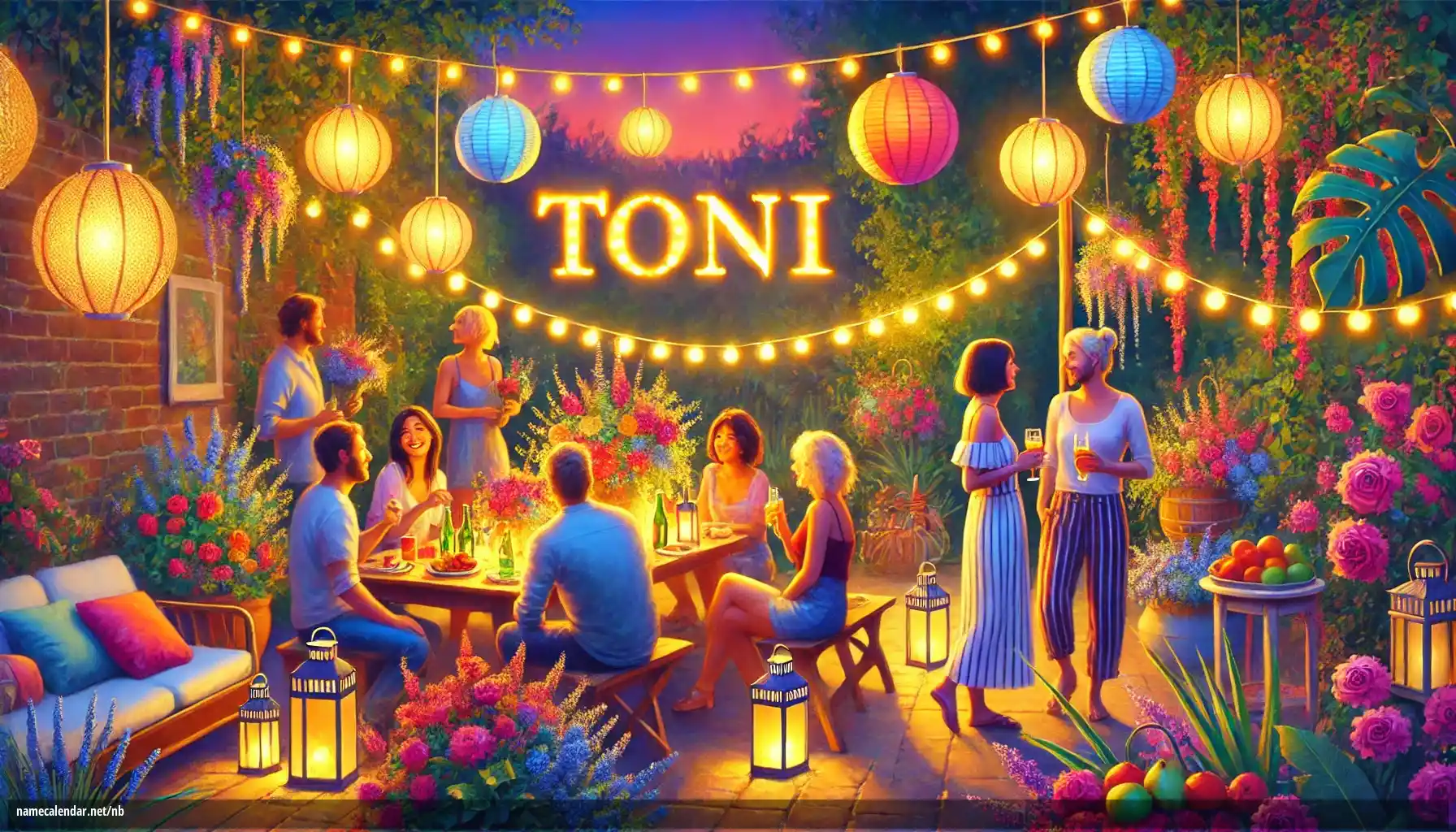 Feiring av navnedag og navn - Toni