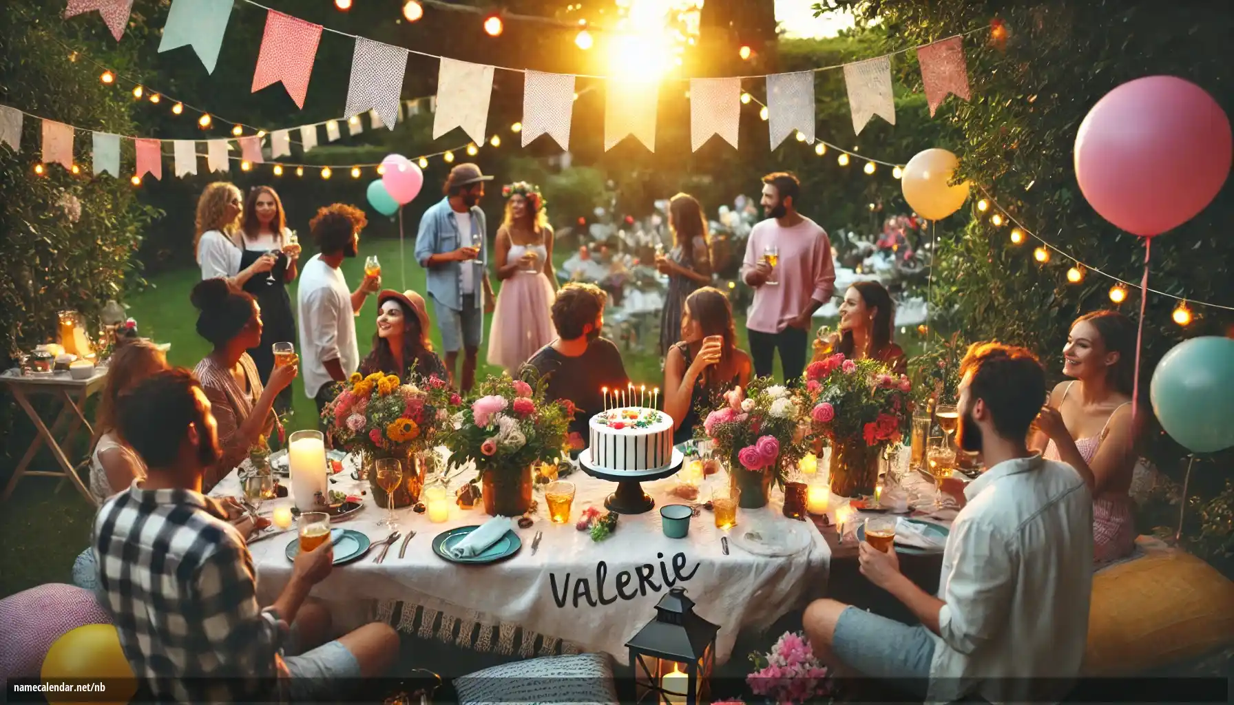 Feiring av navnedag og navn - Valerie