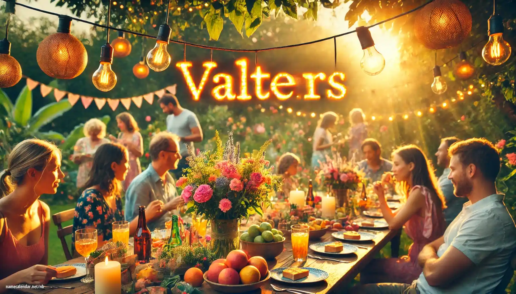 Feiring av navnedag og navn - Valters