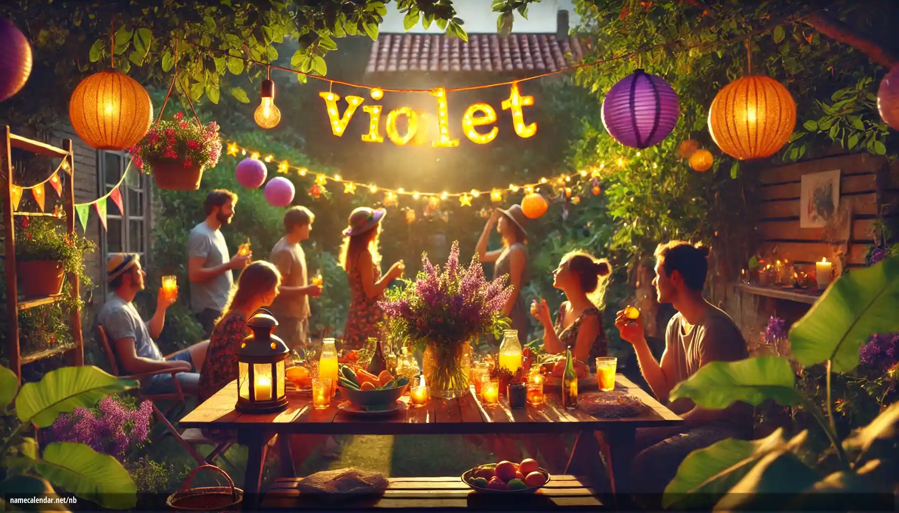 Feiring av navnedag og navn - Violet