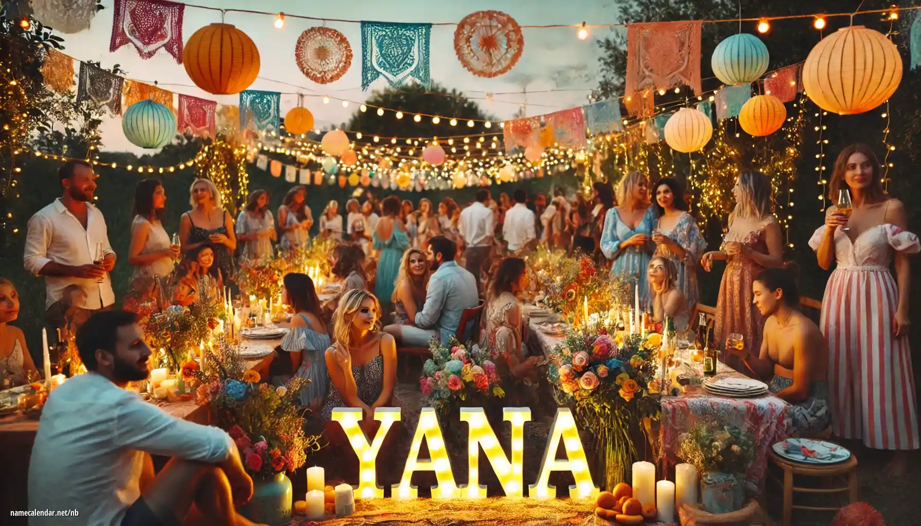 Feiring av navnedag og navn - Yana