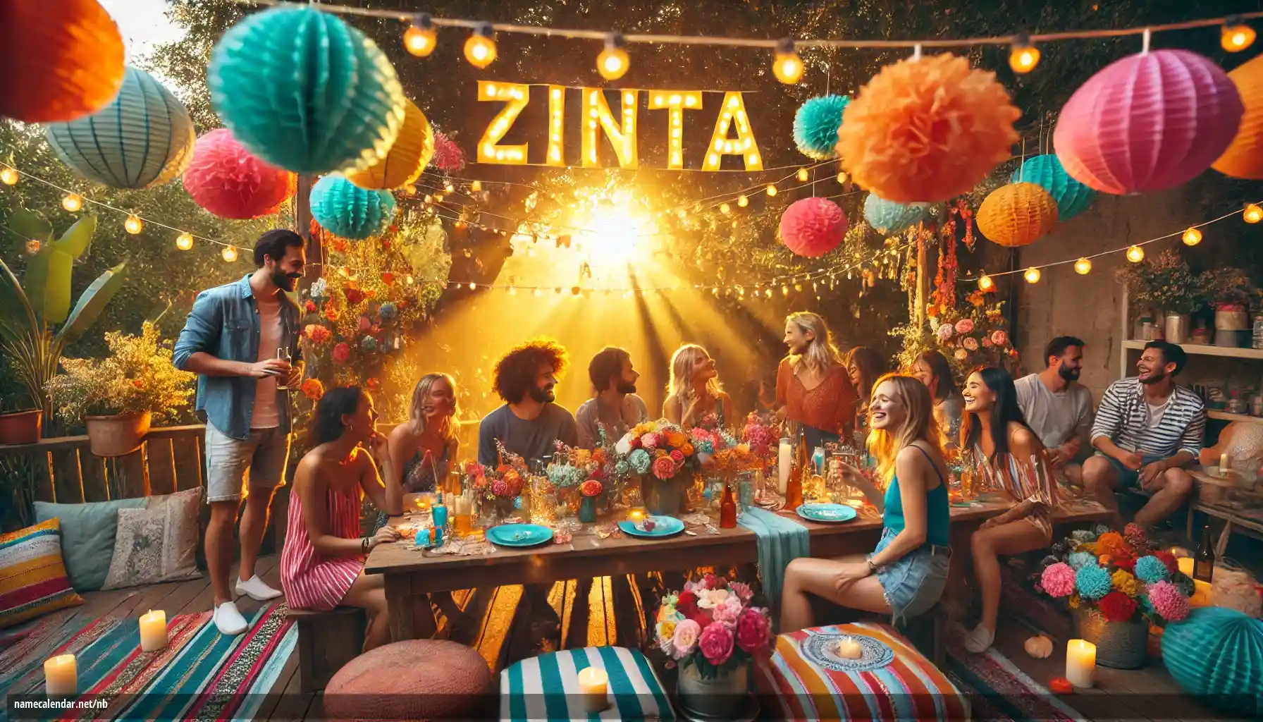 Feiring av navnedag og navn - Zinta