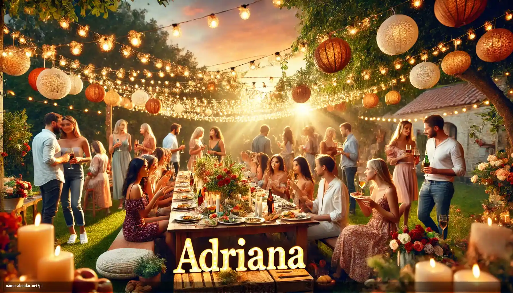 Uroczystość imieninowa i imieninowa - Adriana