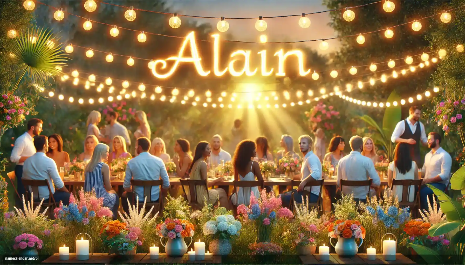 Uroczystość imieninowa i imieninowa - Alain