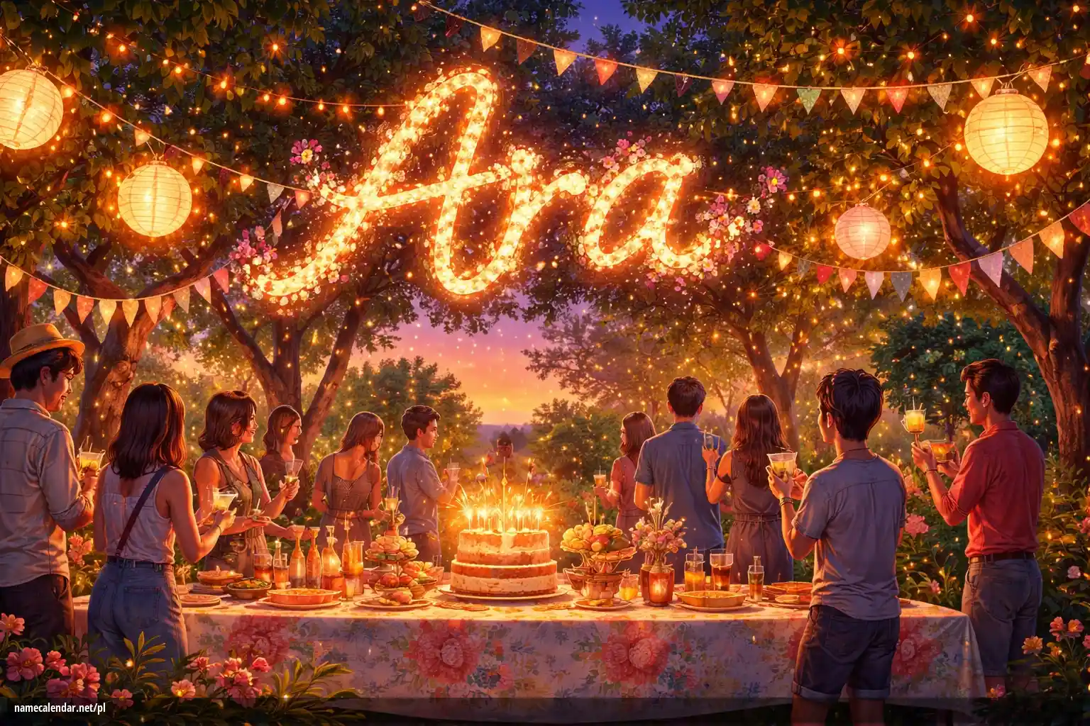 Uroczystość imieninowa i imieninowa - Ara