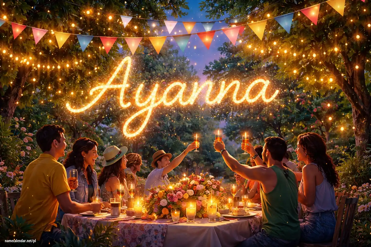 Uroczystość imieninowa i imieninowa - Ayanna