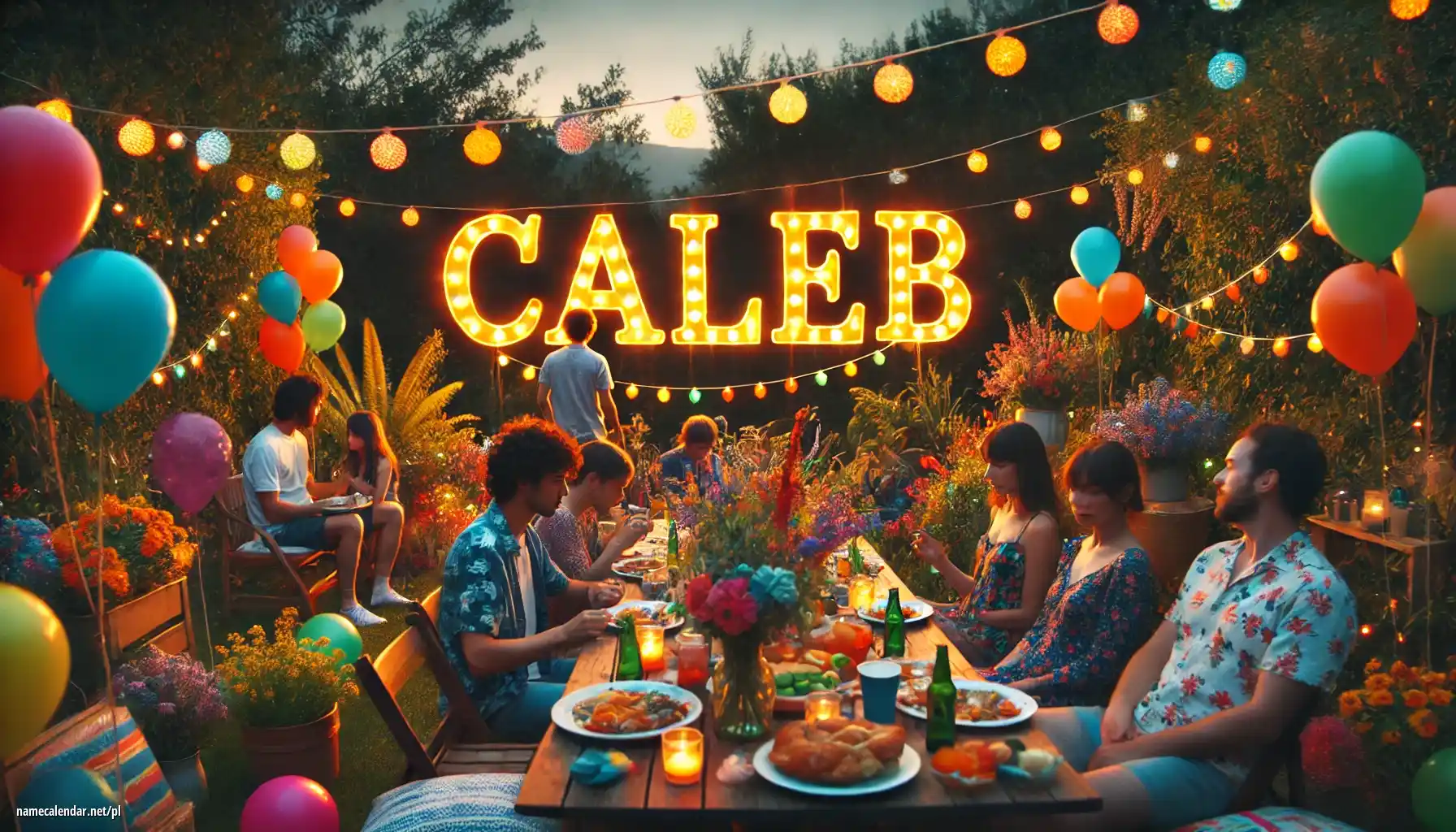 Uroczystość imieninowa i imieninowa - Caleb