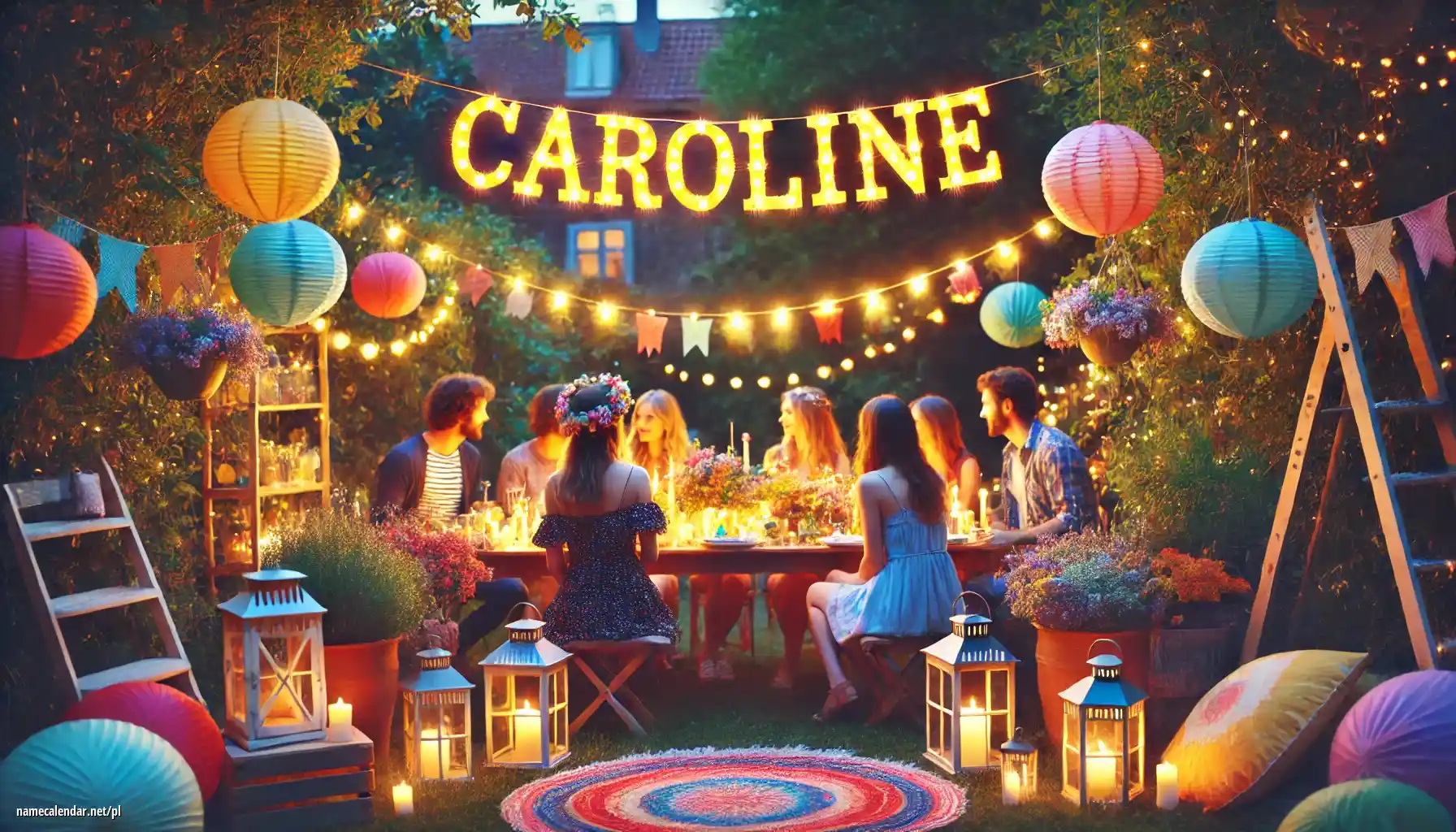 Uroczystość imieninowa i imieninowa - Caroline