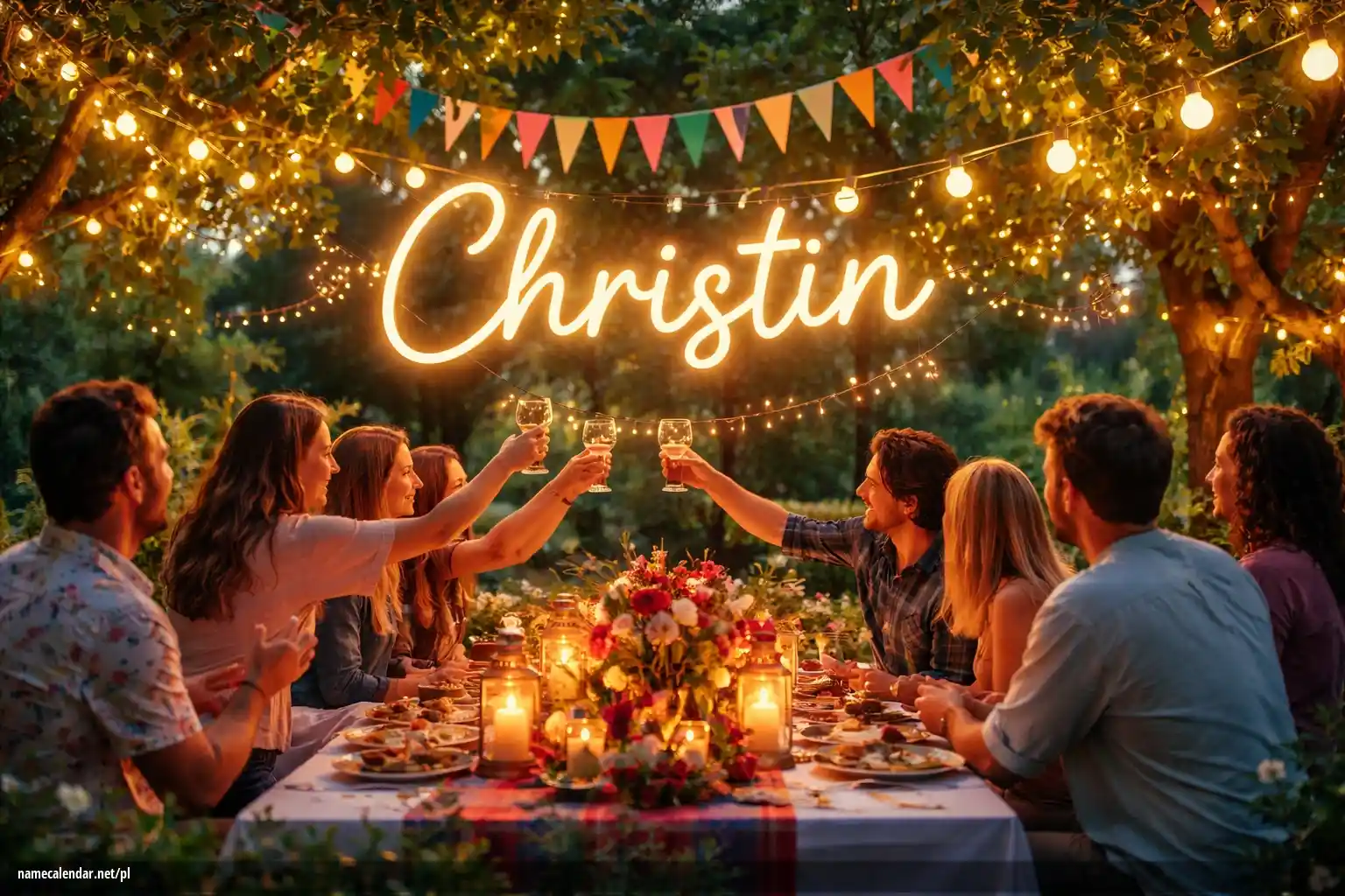 Uroczystość imieninowa i imieninowa - Christin