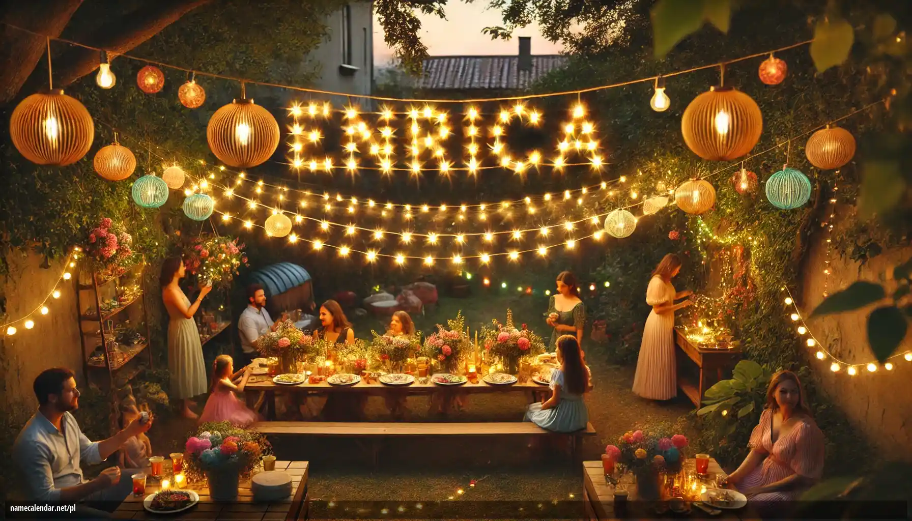 Uroczystość imieninowa i imieninowa - Enrica