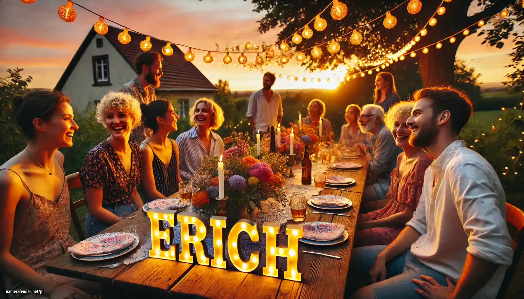 Uroczystość imieninowa i imieninowa - Erich