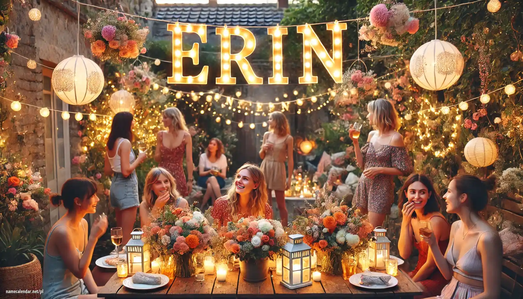 Uroczystość imieninowa i imieninowa - Erin