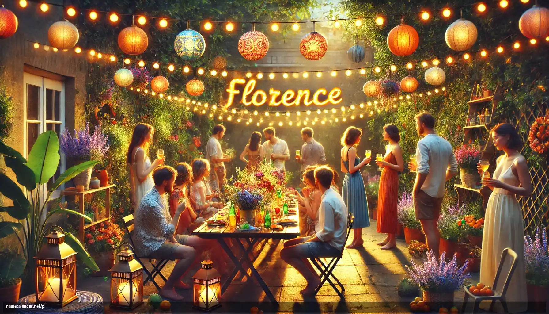 Uroczystość imieninowa i imieninowa - Florence