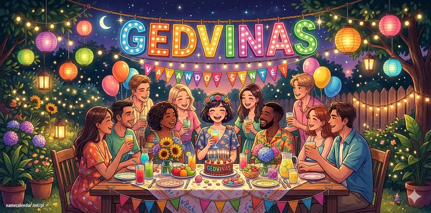 Uroczystość imieninowa i imieninowa - Gedvinas