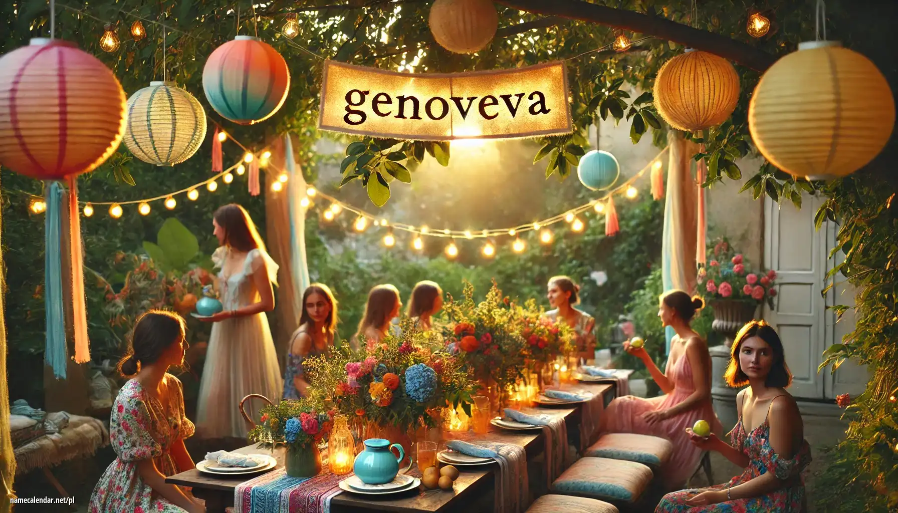 Uroczystość imieninowa i imieninowa - Genoveva
