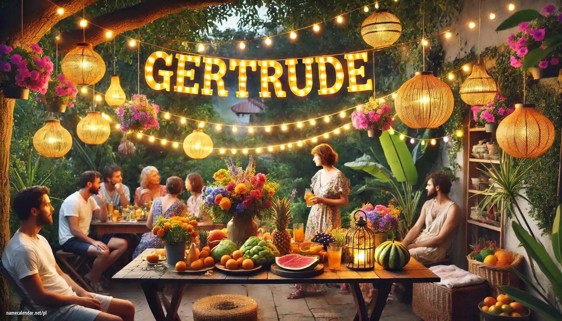 Uroczystość imieninowa i imieninowa - Gertrude